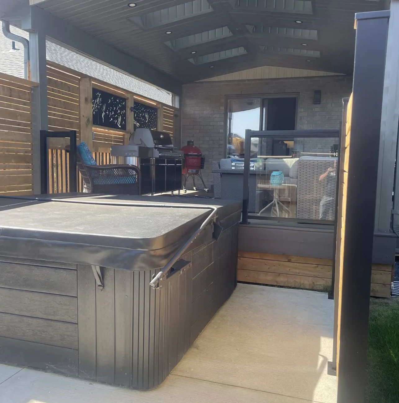 Completed decking project