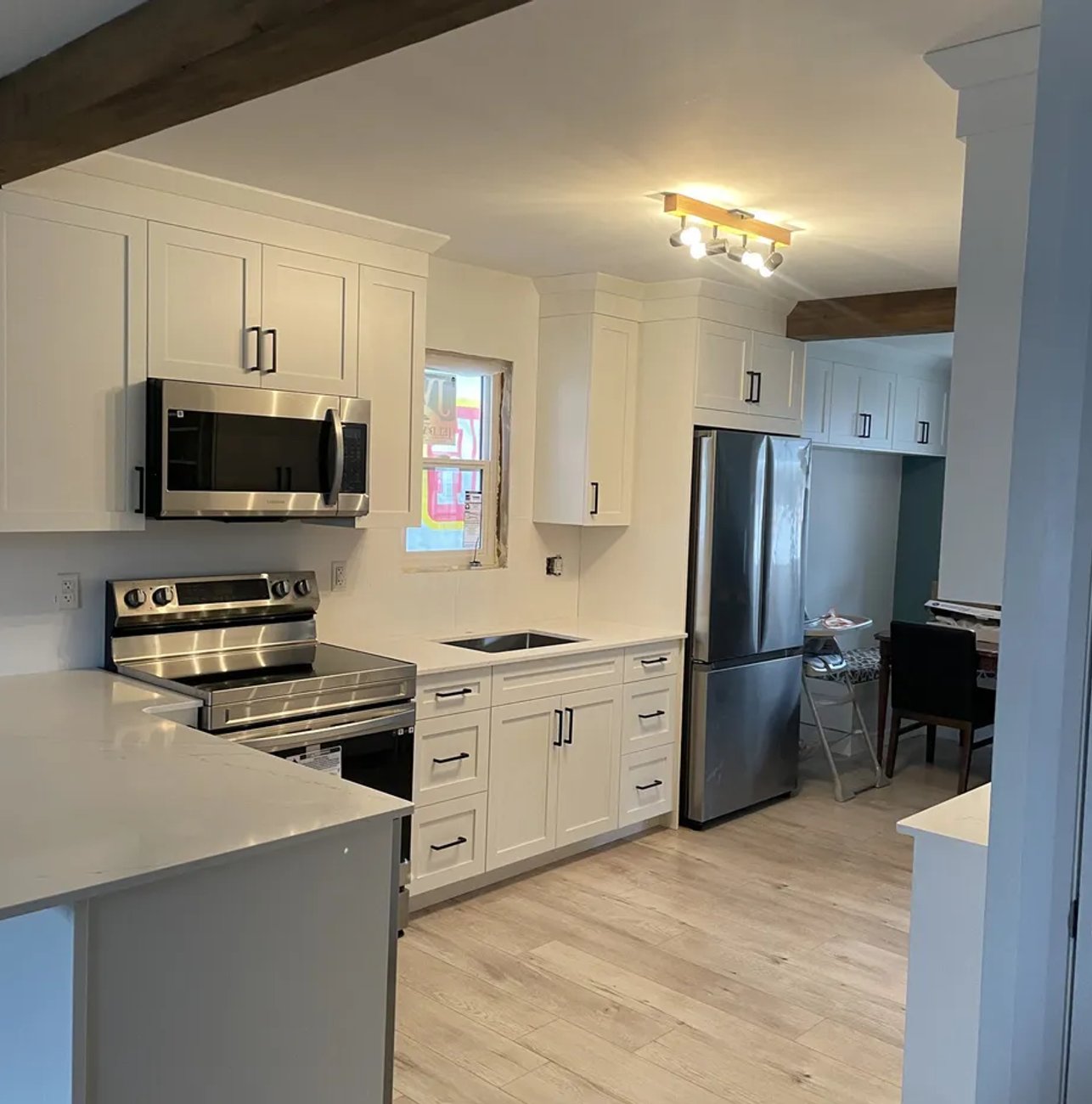 Completed interior renovations project