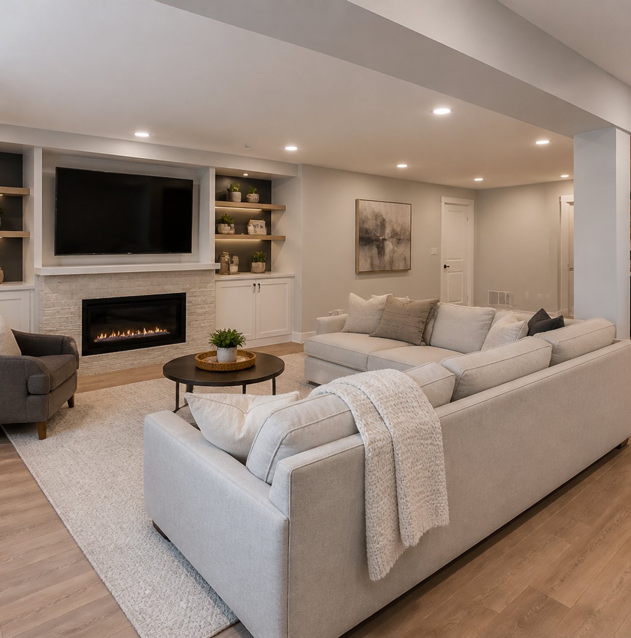 Complete Interior Renovations project by Crowle Construction GC
